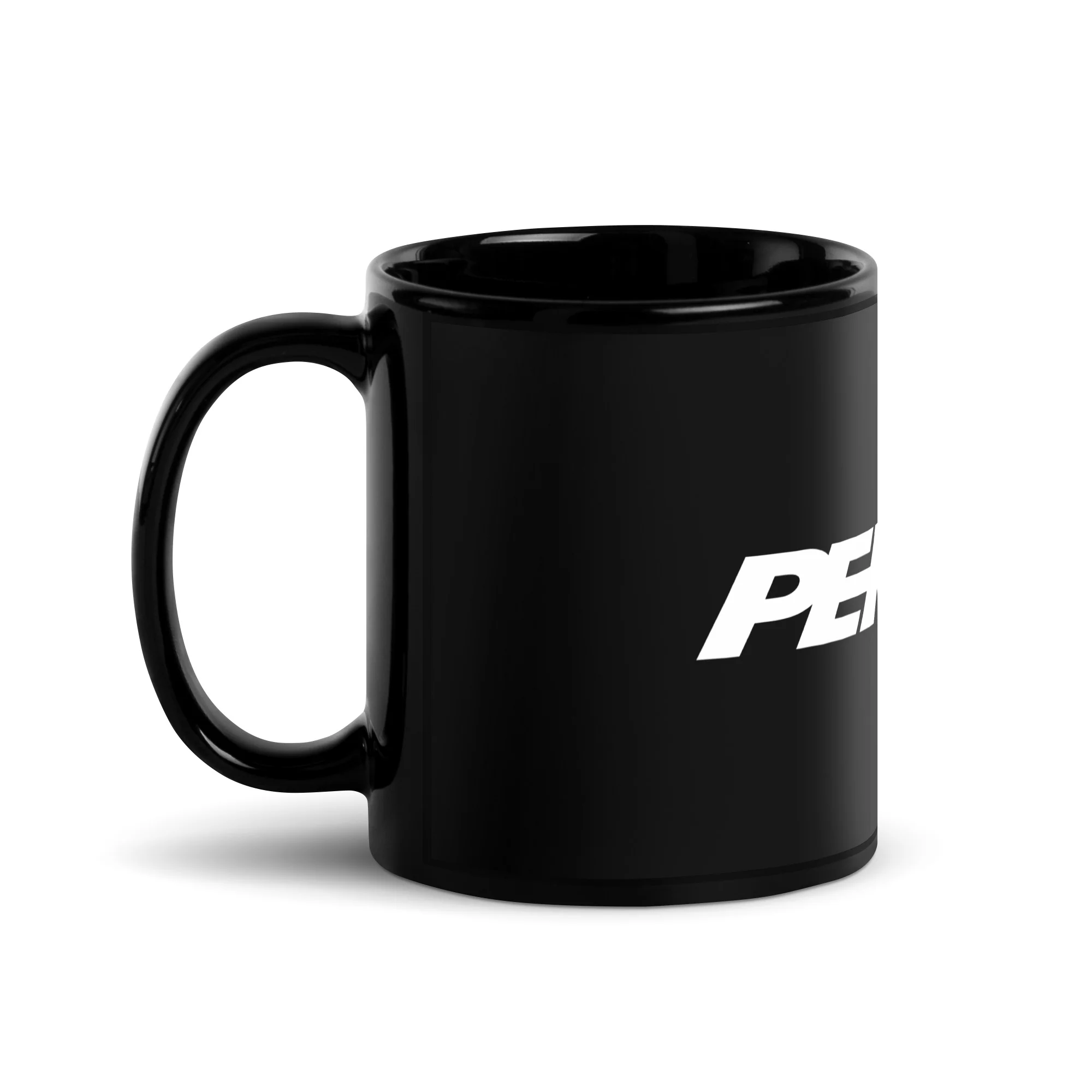PERRIN Logo Black Mug - Image 3